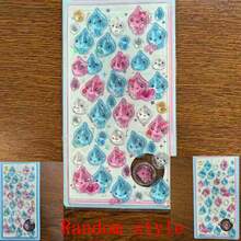 1pc 2026 Hot Japanese Manga Cute And High Beauty Cartoon Periphery, Fun Suspension Stickers Dopamine Girl Heart Cute And Cute Little Water Drop Stickers - Multicolor - View 12