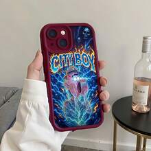 CITY BOY Muster Weiches Silikon TPU Material Stoßfeste Handyhülle für 17 16 15 14 13 12 11 & S25 S24 S23 S22 Schutzhülle - Weiss - Übersicht 8