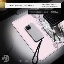 New  Light Yagami Desk Mat  Anime Mousepad Computer Gamers Lock Edge Mouse Pad Gaming E-Sports Keyboard Pads - đen5 - Xem 5