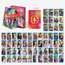 60张全息Katseye闪光照片卡，双面LOMO卡，全息卡，收藏级粉丝礼品 - 彩色 - 查看 4