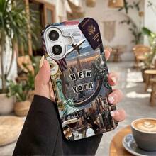 New York City Design Phone Case Protective CoverFor  17 17pro 17promax 16Pro,16ProMax,14,15,16,13,14,15,12,11 Promax,Plus,Glossy,Rugged Durable, Scratch-Resistant, And Stylish A Perfect Gift. - Multicolor - View 4