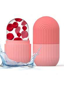 Ice Roller, Facial Ice Roller, Eye Ice Massage, Facial Beauty And Skin Care, Ice Compress, Shrinks Pores, Improves Skin Elasticity. - Pink - View 10