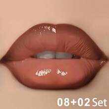 [2-In-1 Value]Hydrating Lip Tint & Gloss Pencil - Define & Shine Duo | Fades Dryness & Dullness | Effortless My-Lips-But-Better Look For Daily Use - 05+03 - Xem 6