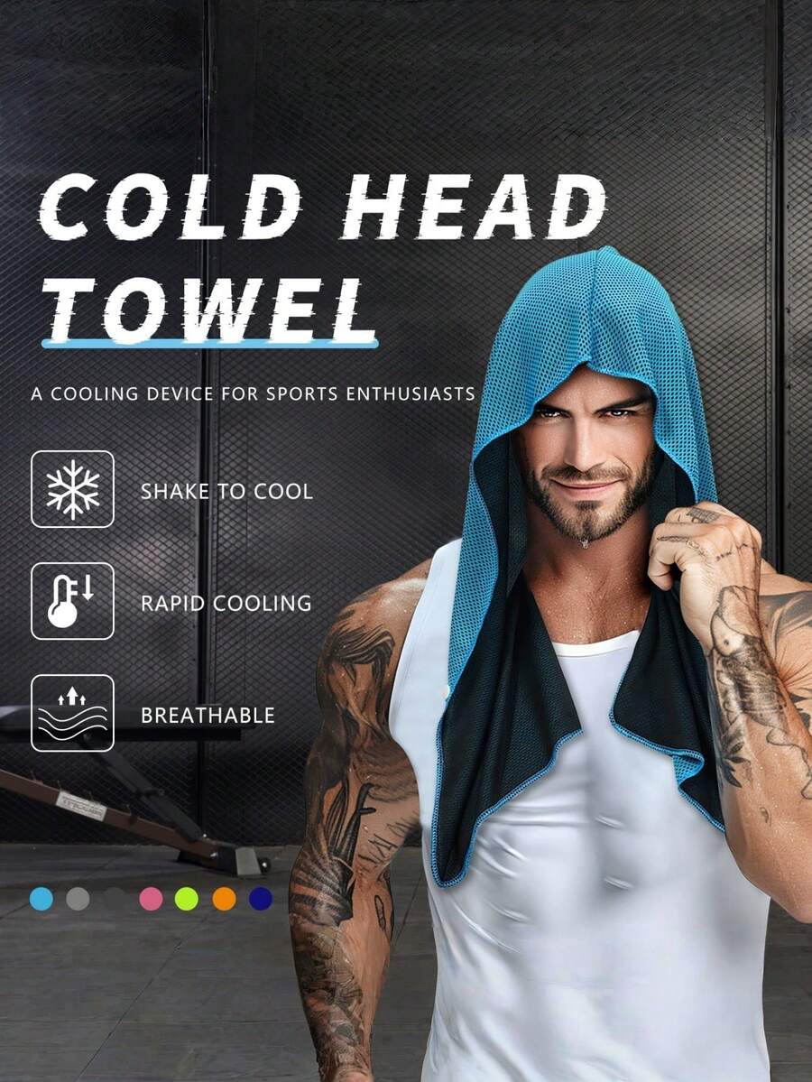 1条涤纶氨纶混纺速干冰丝吸汗运动头带 - 頭巾 - 查看 1