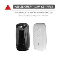 High Quality Silicone Remote Key Cover For Geely Galaxy L7 2023, L6, MAX 1.5T, Plus, AIR, PRO | Premium Protective Key Cap Fob Holder | Anti-Scratch Shockproof Wear-Resistant Dustproof | Soft Flexible Material - black - View 4