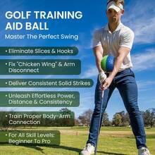 Dụng cụ hỗ trợ tập đánh golf với dây đeo điều chỉnh được, thiết bị hỗ trợ tập luyện đánh golf di động, phù hợp cho người mới bắt đầu (nam và nữ), giúp điều chỉnh tư thế, có 3 màu và các kích cỡ S/M/L. - màu xanh lá - Xem 5