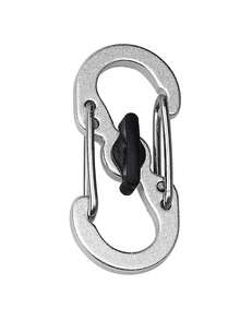 1pc Bi-Directional Carabiner Clip, No Lag Rebound Design, With Keychain Hook - Multicolor - View 13