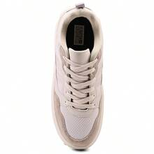 Tênis Masculino Casual Street Costurado Confortável Básico Leve Estilo Urbano EDN2207 - Bege - Visão 4