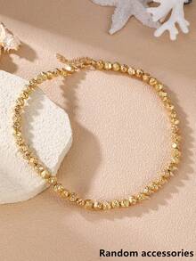 1/3pcs Fashionable Bohemian Beach Ocean Series Pearl Seashell Starfish Beaded Necklace Set, Women Everyday & Holiday Accessory - Multicolor - View 13