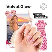 Beetles Jelly Nail Polish Set, 6 Colors Pink Nude Purple Velvet Glow Quick Dry Nail Polish Long Lasting Nail Strengthener Polish Gift For Girls Women - ColorH - 查看 4