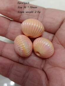 16*19毫米UV涂层南瓜灯笼珠DIY手工串珠散珠串笔链手机链吊坠配件 - 彩色 - 查看 4