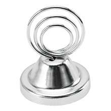 Soporte de metal para bloc de notas, número de mesa, clip para tarjeta de lugar con base circular para boda, fiesta, recepción, señal, soportes para fotos - Multicolor - Ver 6