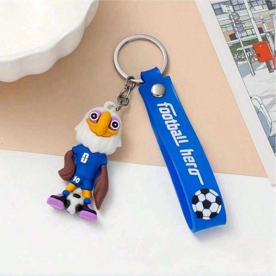 2026 World Cup Keychain, Football Keychain, Gift For Football Fans And Enthusiasts, World Cup Souvenir - 藍色-1 - 查看 1