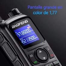 Radio Walkie Talkie Baofeng Uv28 Con Gps 10w 10km 999canale Bandas de frecuencia FM,AM,VHF1, VHF2, UHF Color Negro - Negro - Ver 7