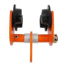 SENDERPICK Manual Sliding Trolley With Track Rollers 2T Joist Trolley Beam Trolley - Orange and Black - View 8