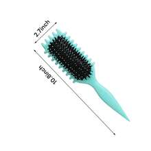 Curly Hair Brush For Defining & Separating Curls - Gentle Detangling Styling Brush To Reduce Pulling & Enhance Curl Shape - Màu Lilac Tím - Xem 6