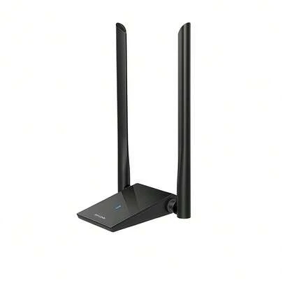 tp-link TL-WN826N 300Mbps High Gain USB Wireless Network Adapter, Driver-Free Installation, Dual Antenna Enhanced Reception, Supports Win, Mac, And Linux, Portable AP Hotspot, Black