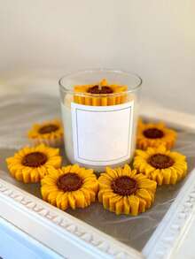 Khuôn silicon hình hoa hướng dương và hoa cúc 3D | Chịu nhiệt, có thể tái sử dụng, dễ dàng tháo khuôn, dùng làm đồ thủ công, nến/nhựa/xà phòng/thạch cao cho Ngày Valentine/Ngày của Mẹ/Đám cưới/Sinh nhật, trang trí nhà cửa, quà tặng ngày lễ - A - Xem 10