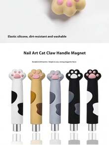 Bộ 1/3 dụng cụ vẽ móng nghệ thuật hình móng vuốt mèo có nam châm, dụng cụ vẽ móng mắt mèo, dụng cụ vẽ móng dạng que lớn, thích hợp cho kỹ thuật viên làm móng, tiệm nail và tự làm móng tại nhà. - Ống trụ hình móng mèo - Xem 9