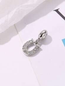 1pc Minimalist Hollow Heart Shaped Pendant, DIY Bracelet Beads, Pendant, Charm, Creative DIY Accessory - Multicolor - View 8