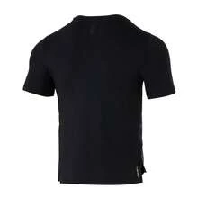 Under Armour Camiseta de Manga Curta Masculina UA LAUNCH ELITE GRAPHIC SS, Camiseta de Manga Curta Casual Minimalista Confortável para Uso Diário e Deslocamento 1376518-004 - Preto - Visão 2