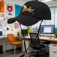 Embroidered Baseball Cap, Unisex Sun Protection/Windproof/Sunshade Cap, All-Season Versatile Letter Embroidery , 2026 Golden Horse Pattern, Fashionable! - Embroidered  Baseball Cap - View 7