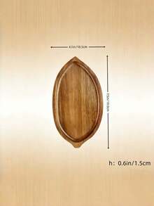 Wooden Tray, Cheese Tray, Cheese Board And Tray, Snack Platter, Novel Dinner Plate, Breakfast Tray, Rosewood Cutting Board, Solid Wood Salad Plate, Decorative Dish, Storage Tray, Wedding Tray, Suitable For Restaurant, Gift, Outdoor, Living Room Cabinet, Kitchen Display, Coffee Shelf, Modern Style Wooden Tray - Brown - View 9