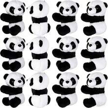 12pcs Panda Shaped Clips, Panda Design Curtain Clips, Memo Clips, Photo Clips; Cute Panda; Home Decor, Potted Plants And DIY Crafts; Chinese Style Souvenir - Multicolor - View 1