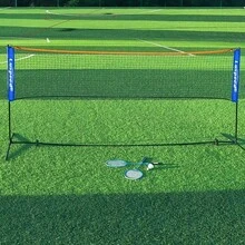 1pc Portable Badminton/Tennis Net For Sports Training (Net Only, No Stand) - Blue - View 3