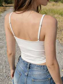 DEAR MOLLY 复古阳光白日梦笔触太阳图案吊带露脐背心，Y2K 独立设计露脐款 - 彩色 - 查看 3