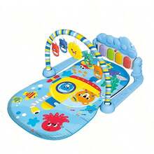 Baby Musical Foot Piano Toy 0-1 Year Old Infant Music Fitness Frame Foot Piano Crawling Play Mat (Accessory Color Random) - Multicolor - View 14