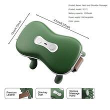 FollowBreak Masajeador eléctrico recargable por USB para cuello y hombros, masajeador de acupresión para hombros y espalda, que imita el masaje manual humano, apto para cuello, hombros, espalda y piernas, para uso doméstico y como regalo - Multicolor - Ver 9