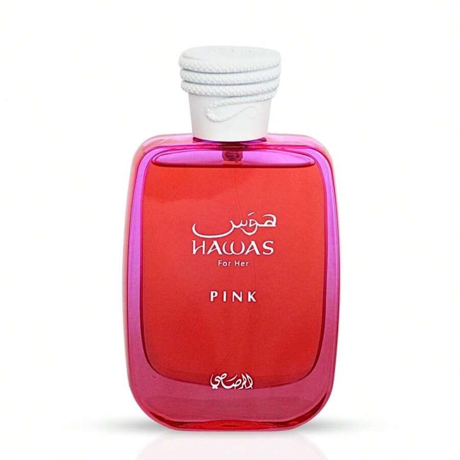 Rasasi Hawas Pink For Her Eau De Parfum 3.4 Oz / 100ml – Neroli, Marshmallow, Tuberose, Vanilla & Tonka Bean Perfume For Women, Long-Lasting Fragrance | Perfume Women, Mother Gifts - 粉紅色的 - 查看 1