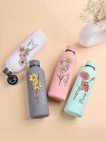 1件客製化雙層不鏽鋼咖啡杯/蘇打水瓶，運動保溫水杯，500ml/17oz可客製化姓名保溫杯，多色可選，適合開學、節日與生日禮物（5星好評） - 彩色 - 查看 6