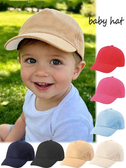 1 pieza Gorra de béisbol para niños, Sombrero de sol unisex, Adecuado para actividades al aire libre y uso diario, Protección UV
