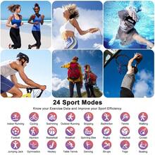 Smart Watch, Fitness Tracker Watch For Men Women, 1.69'' Touch Smartwatch Fitness Watch With Heart Rate Monitor/Pedometer/Sleep Monitor, 25 Sports Waterproof Activity Tracker For Android Molocy Visit The Uaue Store - 紫色 - 查看 6