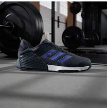 Adidas New Breathable Unisex Wear-Resistant And Shock-Absorbing Low-Top Training Shoes - Blue - View 2