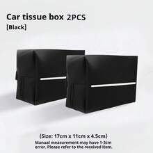 真皮车载纸巾盒，悬挂式纸巾架，适用于汽车座椅靠背、扶手箱，车内储物配件 - 均碼 - 查看 17