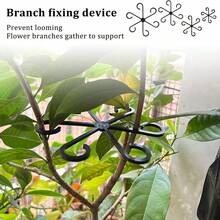 Bamboo Trellis With Anti-Tilt Support Bracket, Suitable For Spring Rain Pot Stand, Gardening Flower And Plant Anti-Tilt Support Rack - Multicolor - View 4