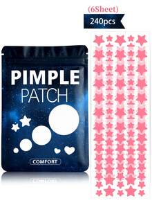 2240片星形贴片（7种颜色），面部贴纸 - 无香料，无防腐剂 - 男女通用，适合所有肤质，无香料，不含其他成分，女士礼品 1400/1120/560/280/40片 - 彩色 - 查看 15