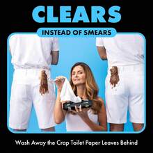 DUDE Wipes - Flushable Wipes - 6 Pack, 288 Wipes - Unscented Extra-Large Adult Wet Wipes - Vitamin-E & Aloe - Septic And Sewer - A - 查看 5