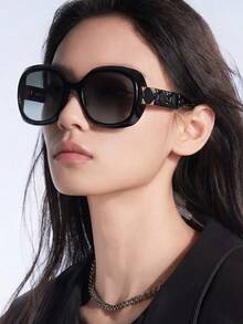Dior Women's Large Frame Black Sunglasses, Fashion - Black - View 2