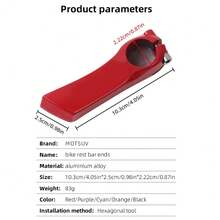 1 对自行车把套 + 1 对自行车把堵，自行车把套，防滑配件 - 彩色 - 查看 5