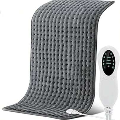 Almohadilla térmica, almohadilla de calor para el dolor de espalda y el alivio de los calambres Manta térmica gruesa y suave, Cojin electrico caliente para aliviar dolores de rodilla, espalda, pierna