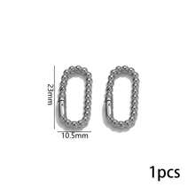 1个18K镀金304不锈钢弹簧扣环，心形/竹节形/圆形O型环连接器，适用于DIY项链手链首饰制作 - 卡扣 - 查看 13