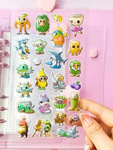Bộ sticker dán 3D nổi hình núi và biển dành cho trẻ em. Sticker trang trí làm quà tặng. Trang trí nhà cửa, trang trí tiệc, quà sinh nhật, quà tặng các dịp lễ, sản phẩm thời trang. Tự làm (DIY). - Nhiều màu - Xem 4