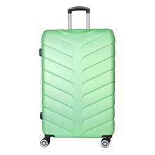 43L 56.5x38x22cm Cabin Suitcase Hard Shell Expandable 360° Spinner Wheels TSA Lock - Lime Green - View 1