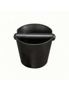 1pc Coffee Knock Box, Espresso Grounds Bin With Removable Tamping Rod And Non-Slip Base, Random Style Black Round Gift, Due To The Special Material, There May Be Minor Scratches And Paint Chipping During Production And Transportation, Which Is Not A Quality Issue And Does Not Affect Use. Please Purchase With Confidence! - Multicolor - View 8
