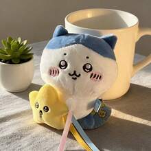 3Pcs-Chi-Ka-Wa Plush Doll Pendant Star Hugging Series Hachiware USAGI Cute Cartoon Keychain Hanging Keychain Plush Doll Accessories - 3件 - 查看 4