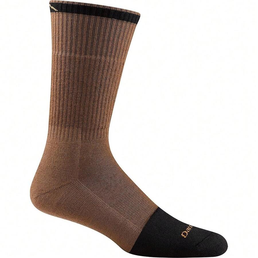 Darn Tough Men's Steely Boot Midweight With Full Cushion Toe Box Work Sock (Style 2006) - - Timber - View 1